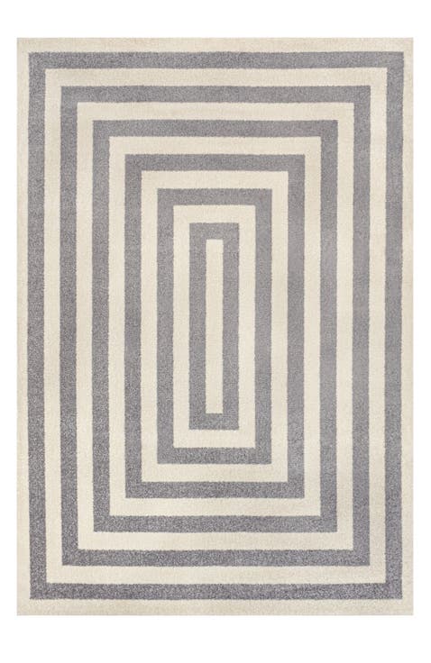 Bandol Modern Classic Mitre Stripe Area Rug