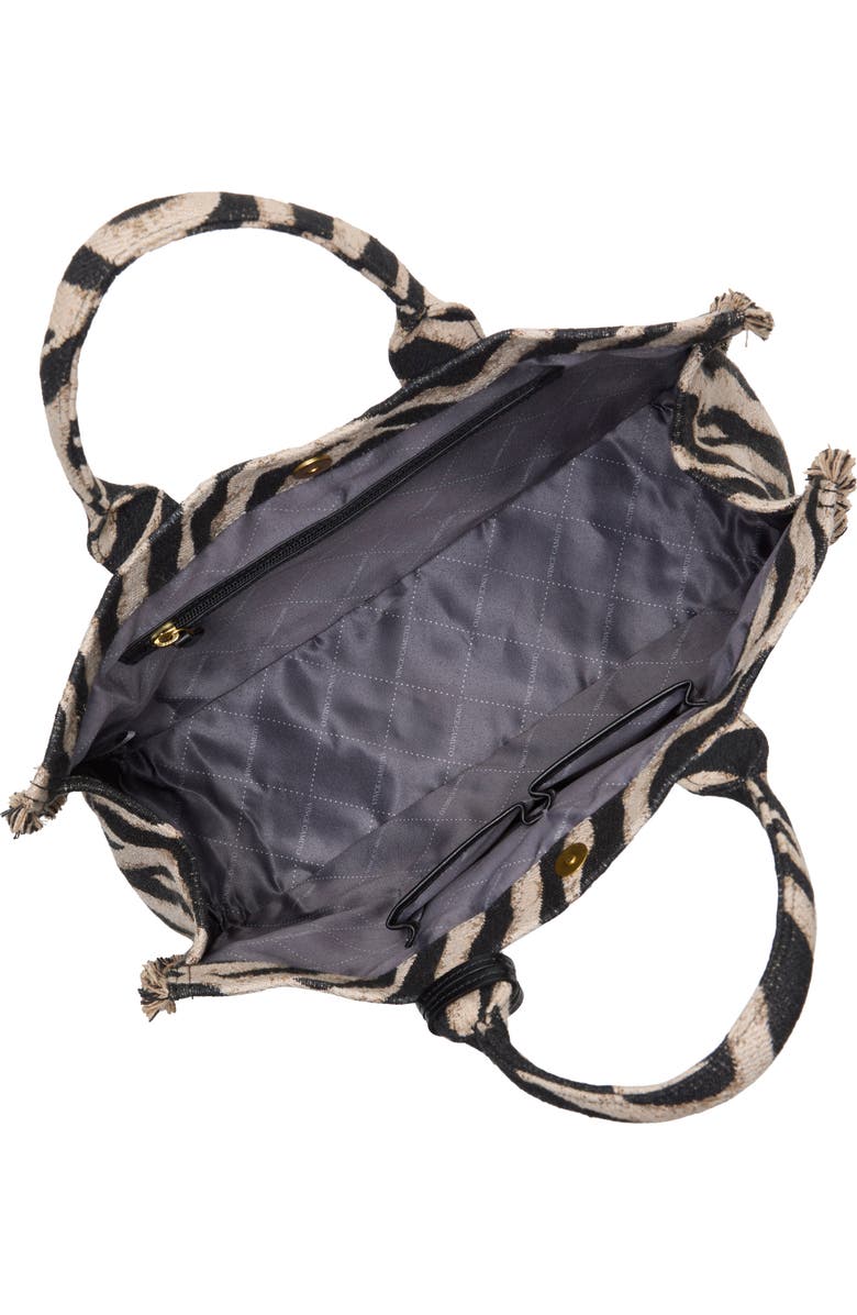 Vince Camuto Zhury Canvas Tote, Alternate, color, Brown