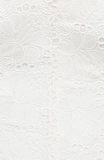 Lorina Broderie Anglaise Lace Up Corset