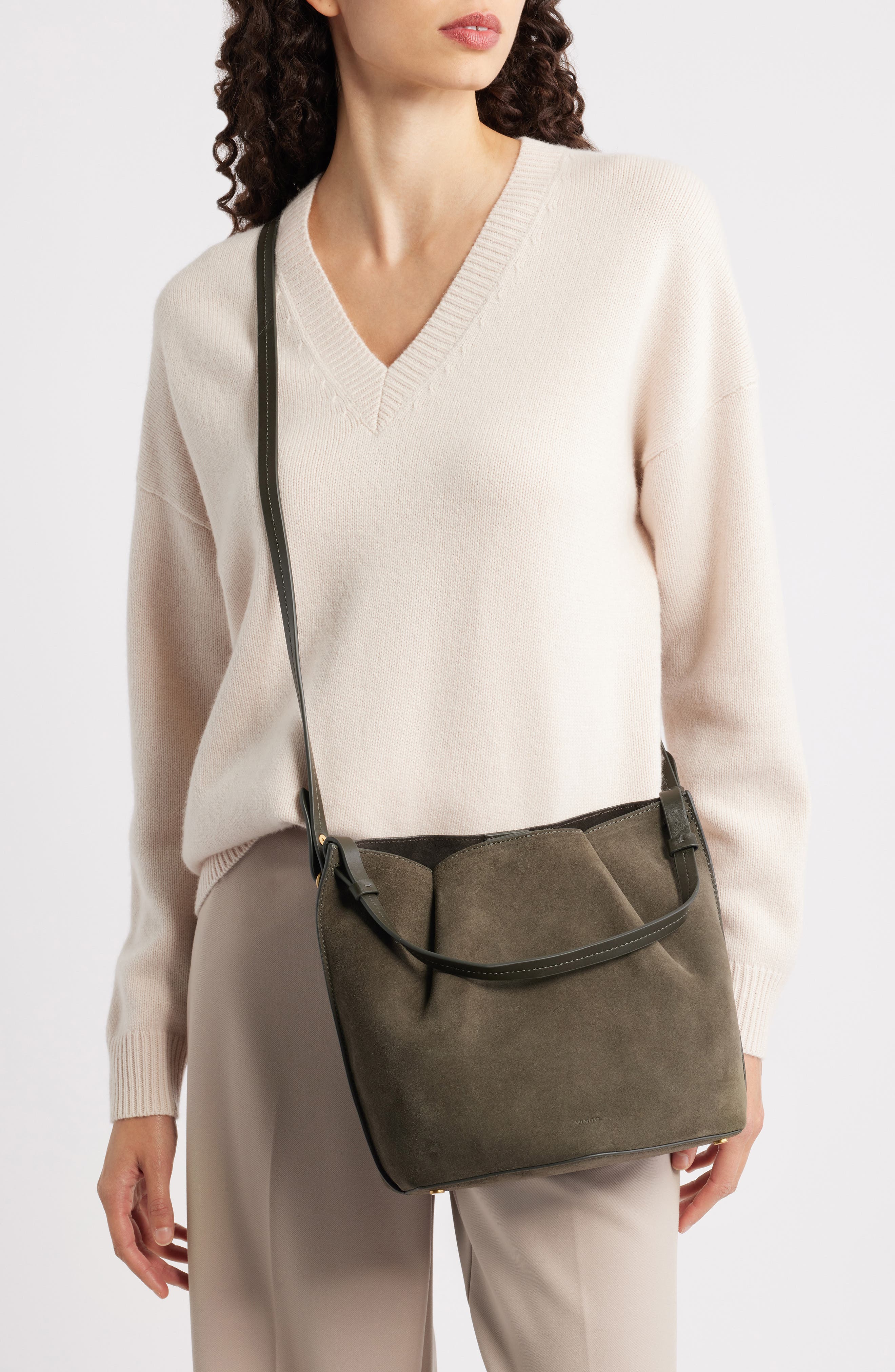 Ava Leather Crossbody Bag, Alternate, color, HERBA