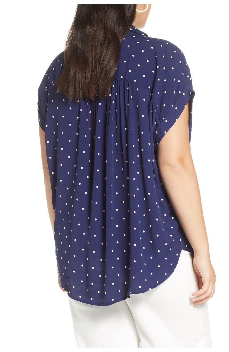 Madewell Polka Dot Central Shirt, Alternate, color, 