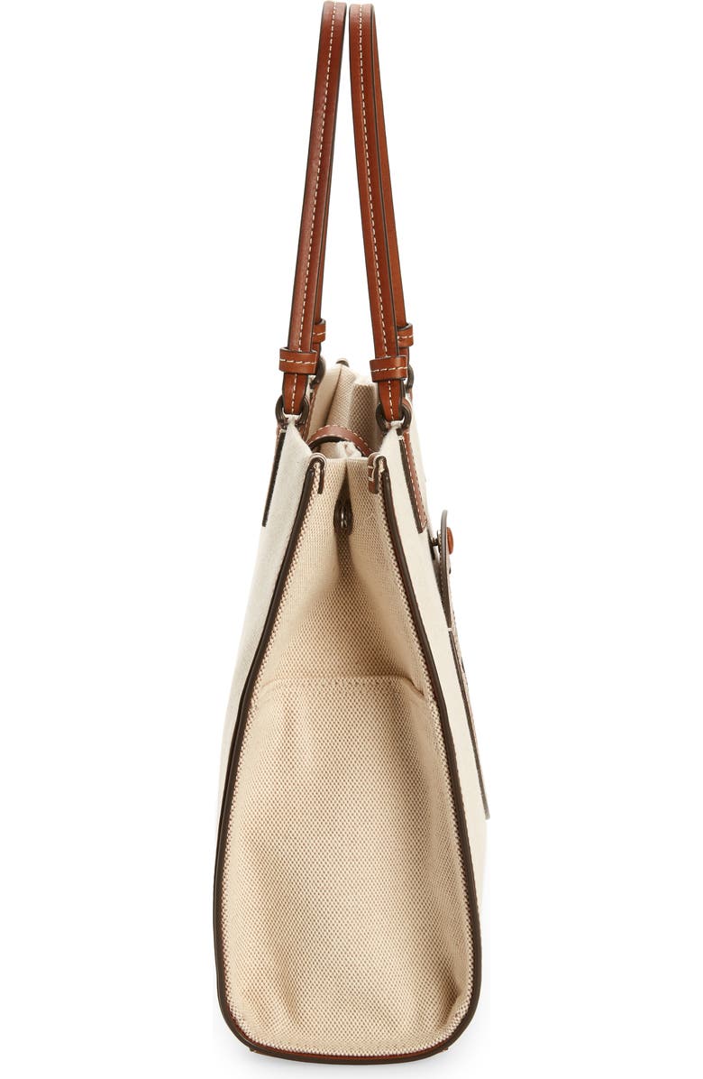 Tory Burch Small Ella Canvas Tote, Alternate, color,