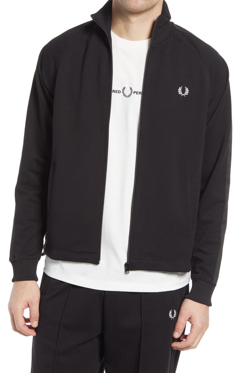 Fred Perry Track Jacket, Main, color, 