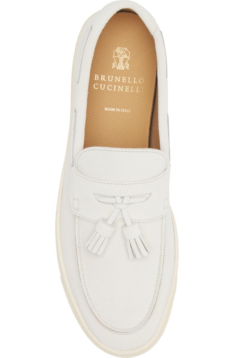 Brunello Cucinelli Suede Loafer Sneaker, Alternate, color,