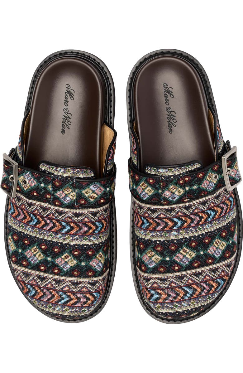MARC NOLAN Shiloh Woven Clog, Alternate, color, Midnight Mirage