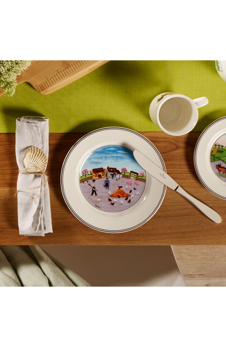 Villeroy & Boch Design Naif Salad Plate #3 Country Yard, Alternate, color, NO COLOR