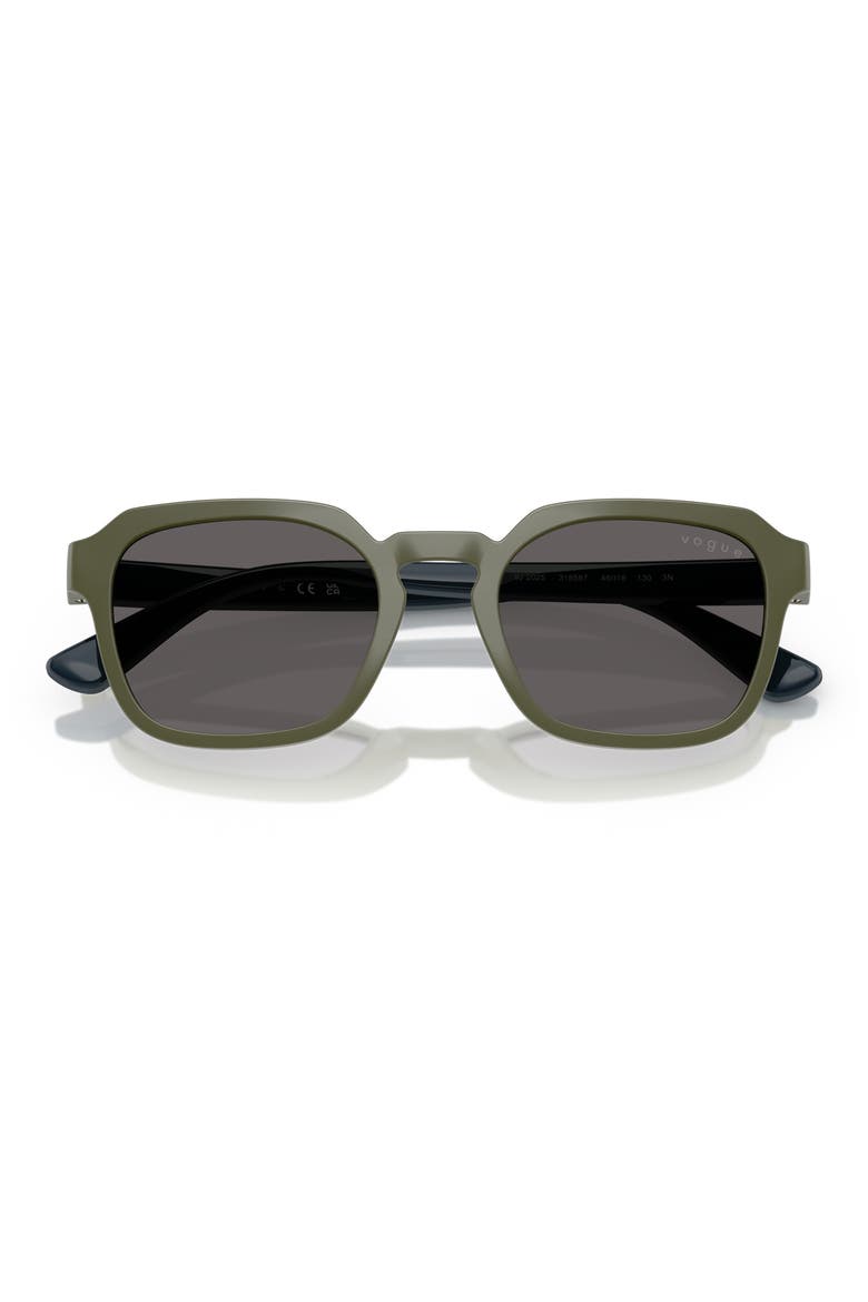 Kids' 46mm Irregular Sunglasses, Alternate, color, GREEN