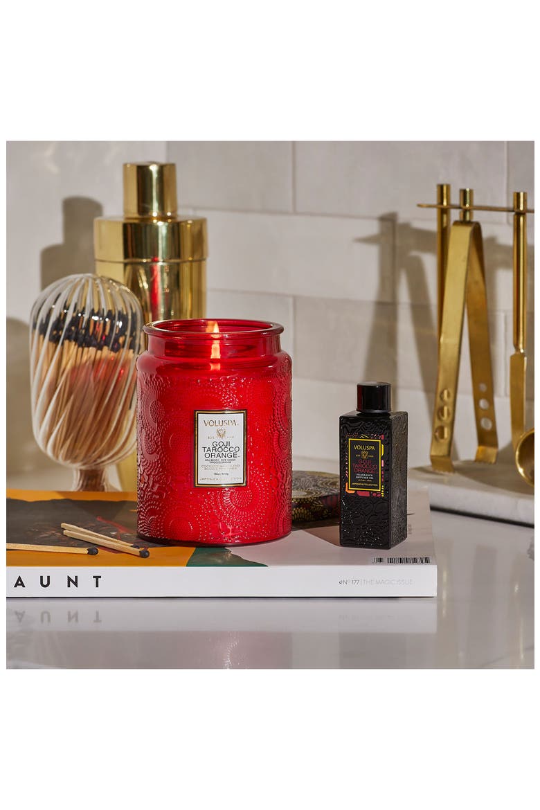 Goji Tarocco Orange Large Jar Candle, Alternate, color, GOJI TAROCCO ORANGE