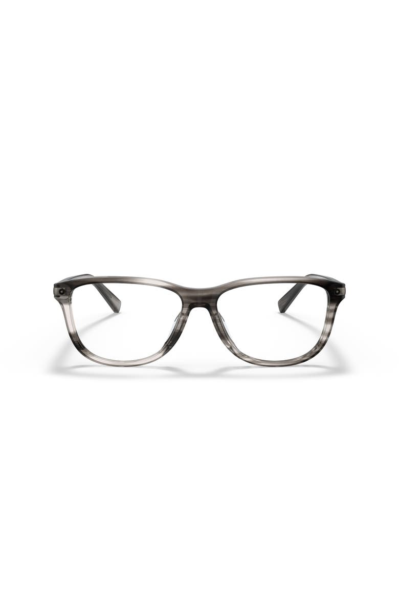 COACH 58mm Rectangle optical glasses, Alternate, color, Grey