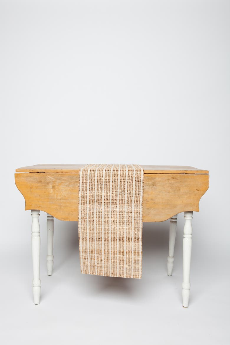 Madeleine Table Runner, Alternate, color, Biscotti