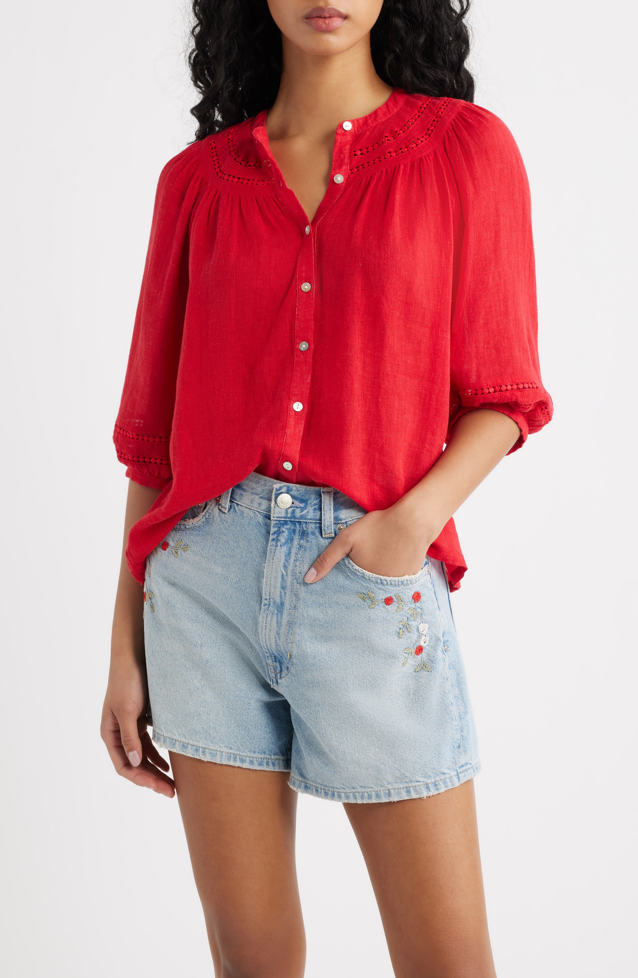 x Giadzy Theia Button-Up Top