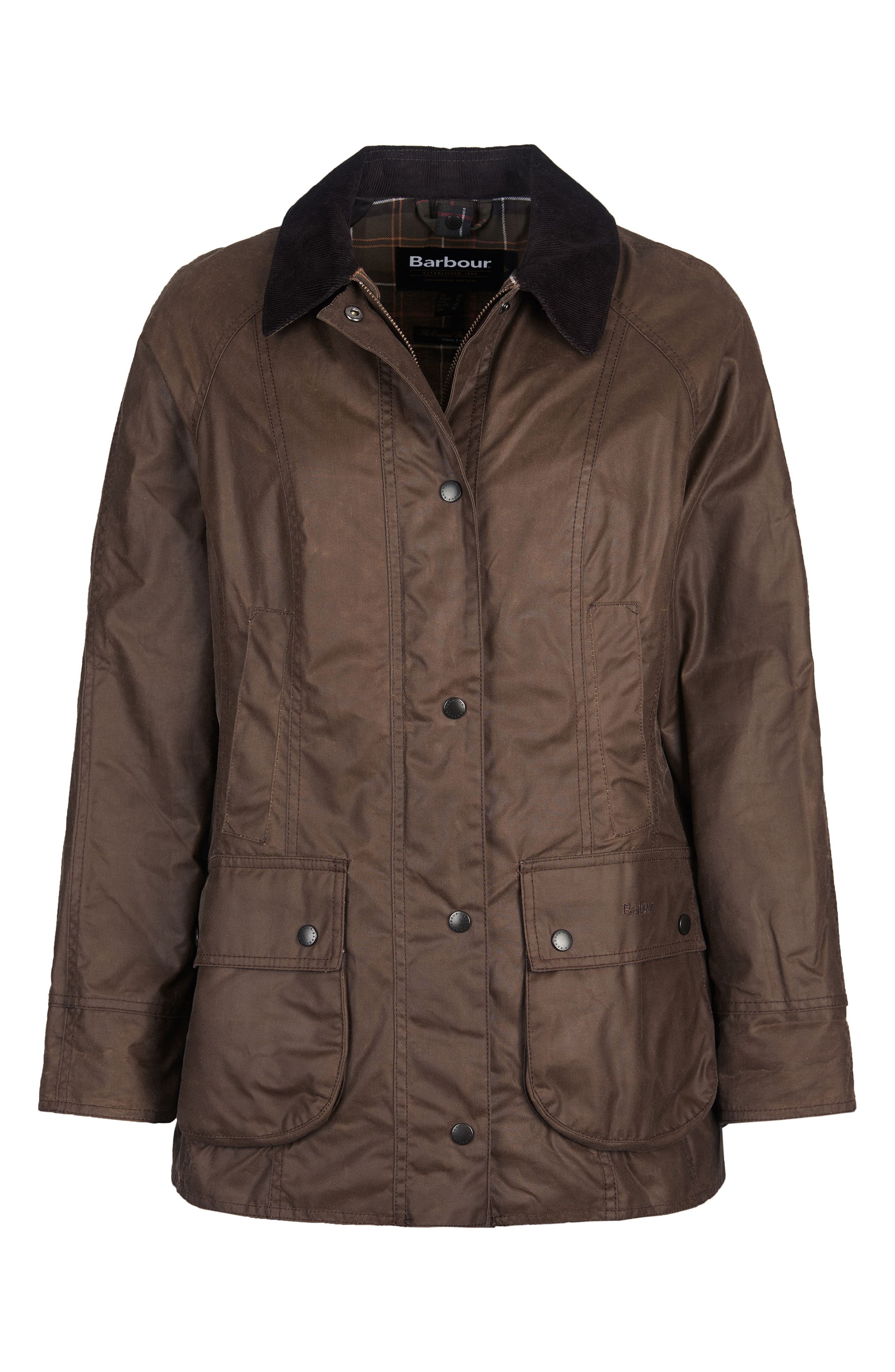 Barbour Beadnell Waxed Cotton Jacket — фото 4