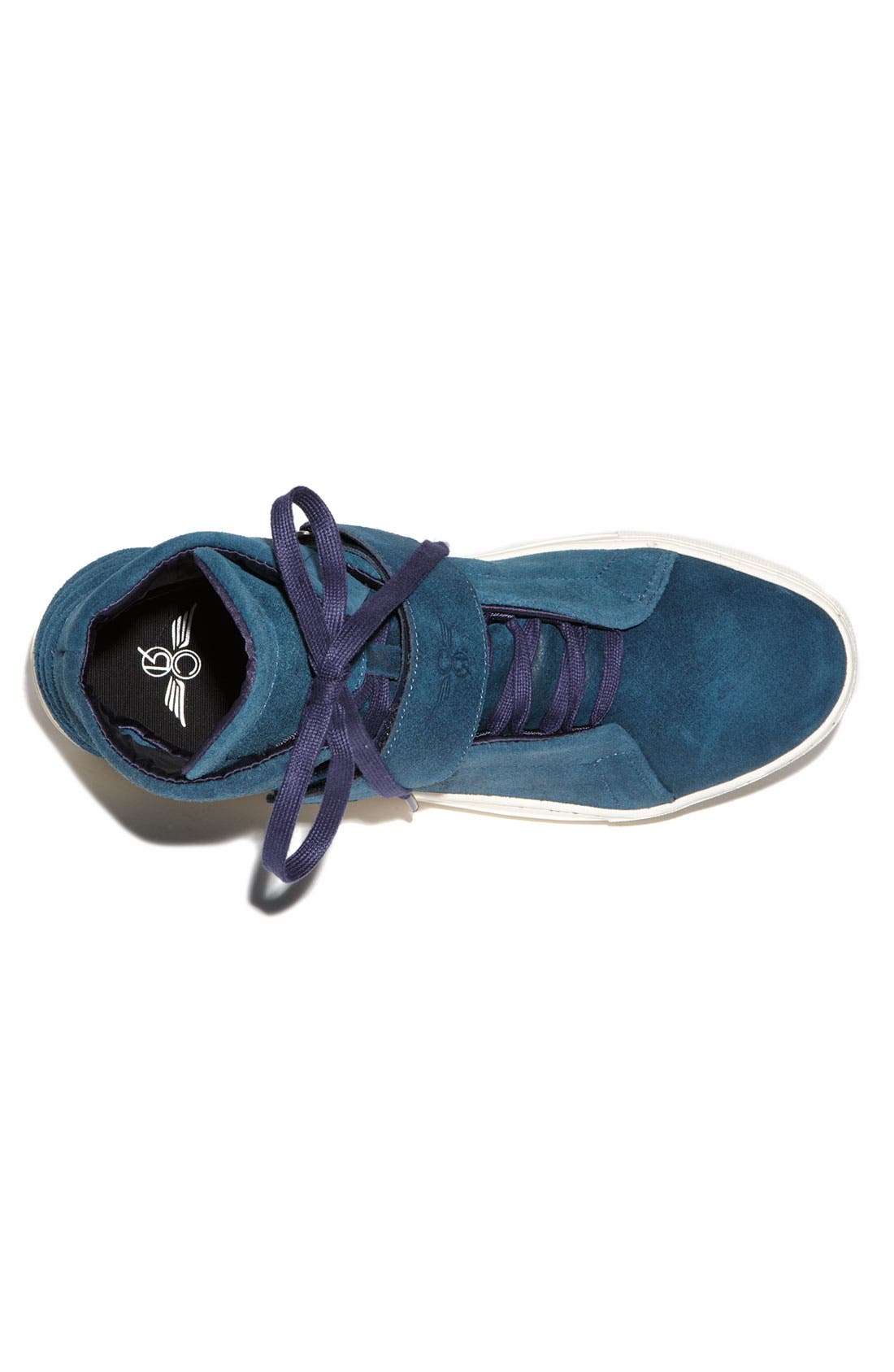'Geno' High Top Sneaker, Alternate, color, NAVY WAXY