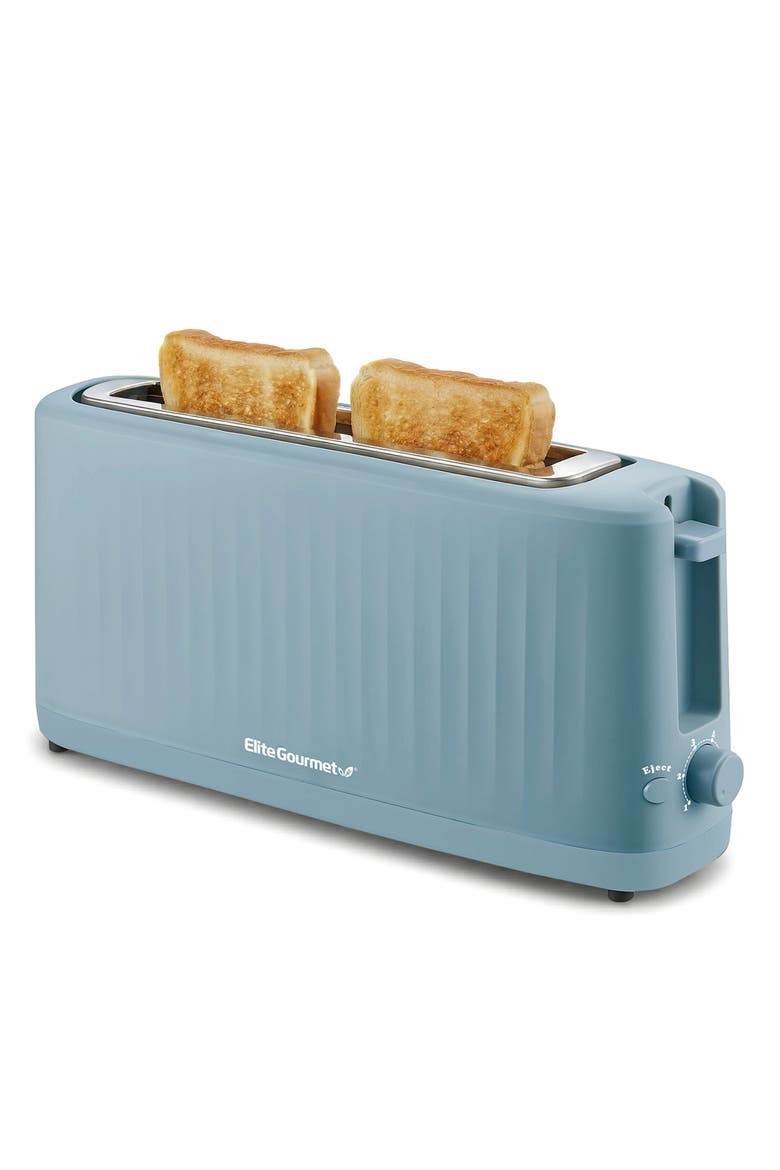 2-Slice Long Slot Toaster, Main, color, Blue