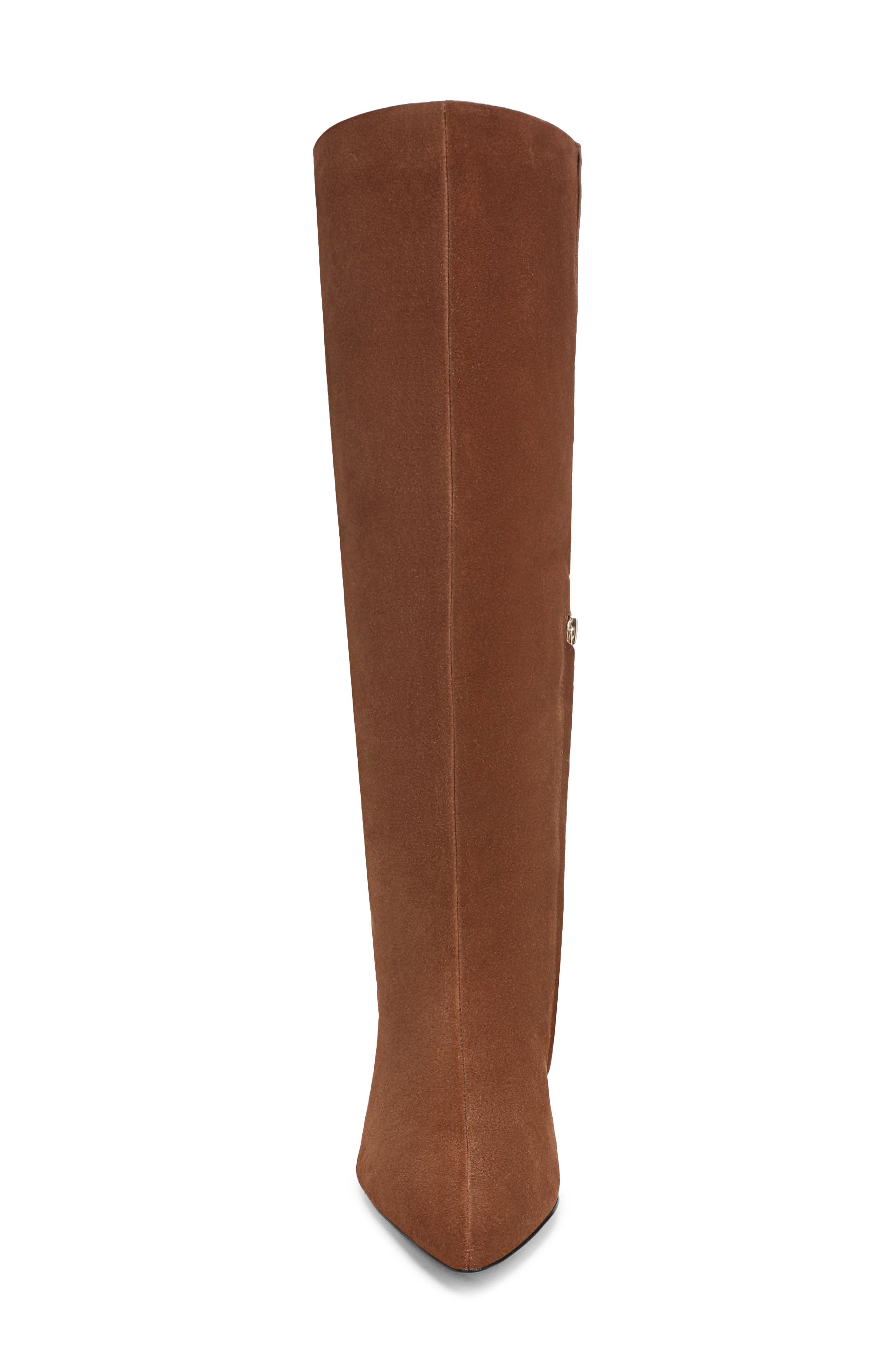 Nordstrom Dauphine Kitten Heel Knee High Boot, Alternate, color, Brown Mage