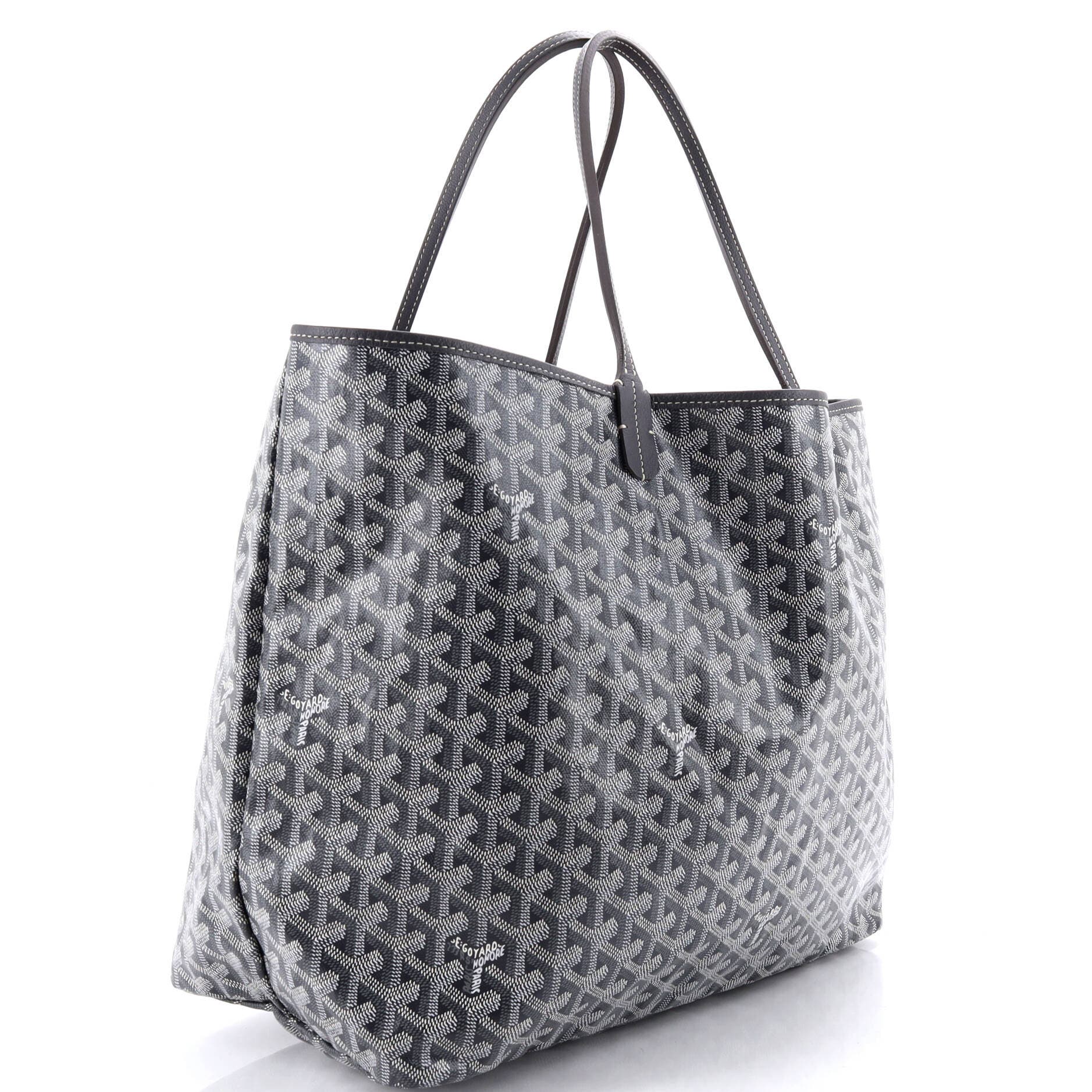 Pre-Owned Goyard Saint Louis Tote Coated Canvas GM, Alternate, color, Gray