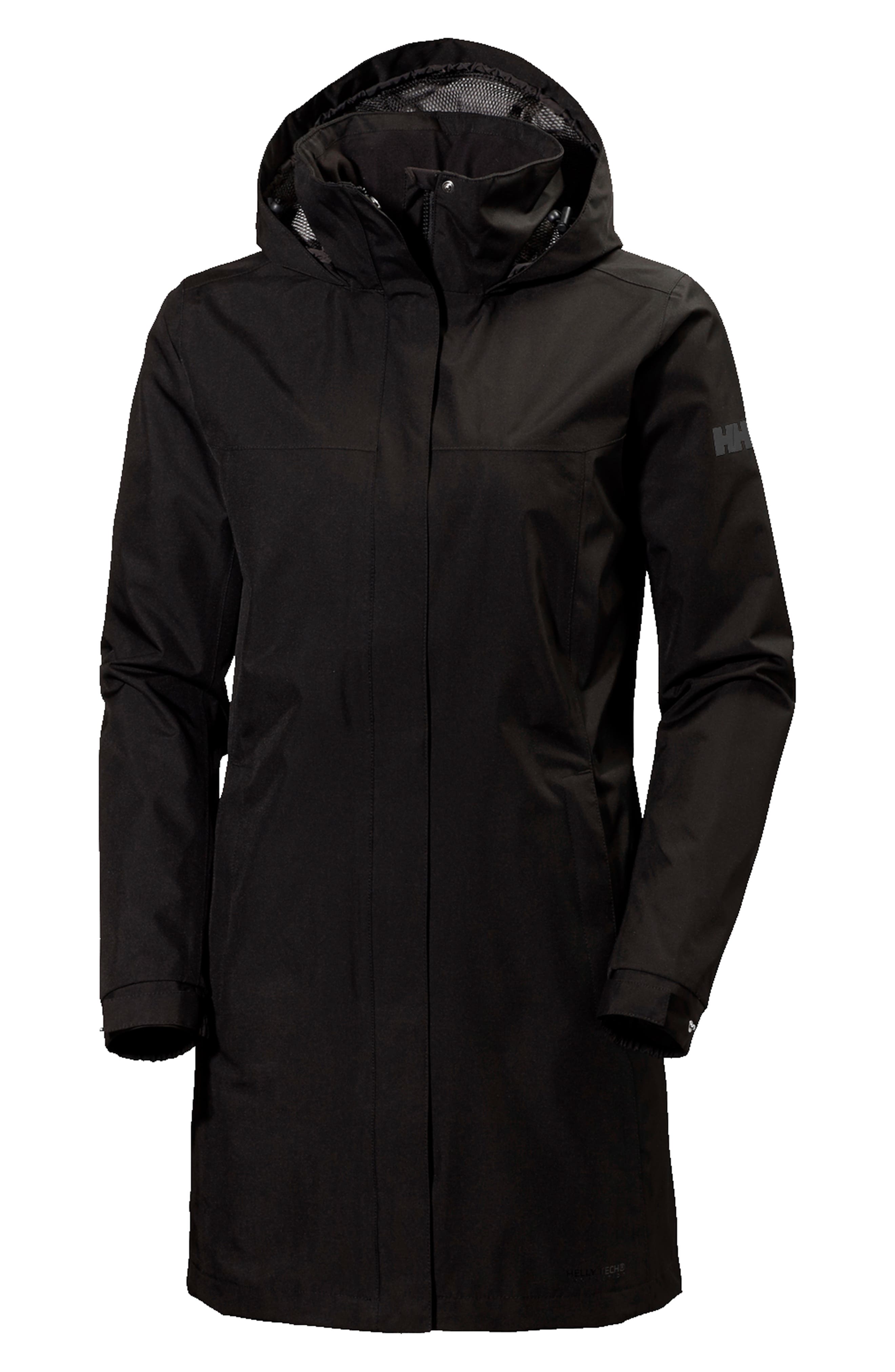 Женские Helly Hansen Aden Waterproof Hooded Longline Rain Jacket — фото 4