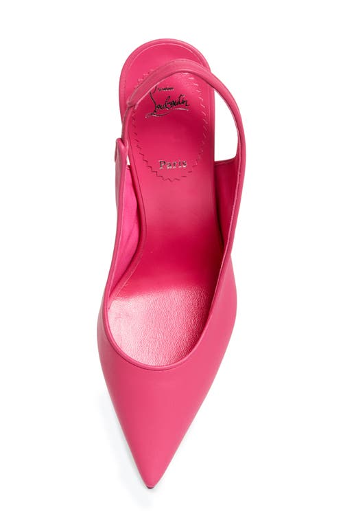 Christian Louboutin Sporty Kate Leather Red Sole Slingback Pumps