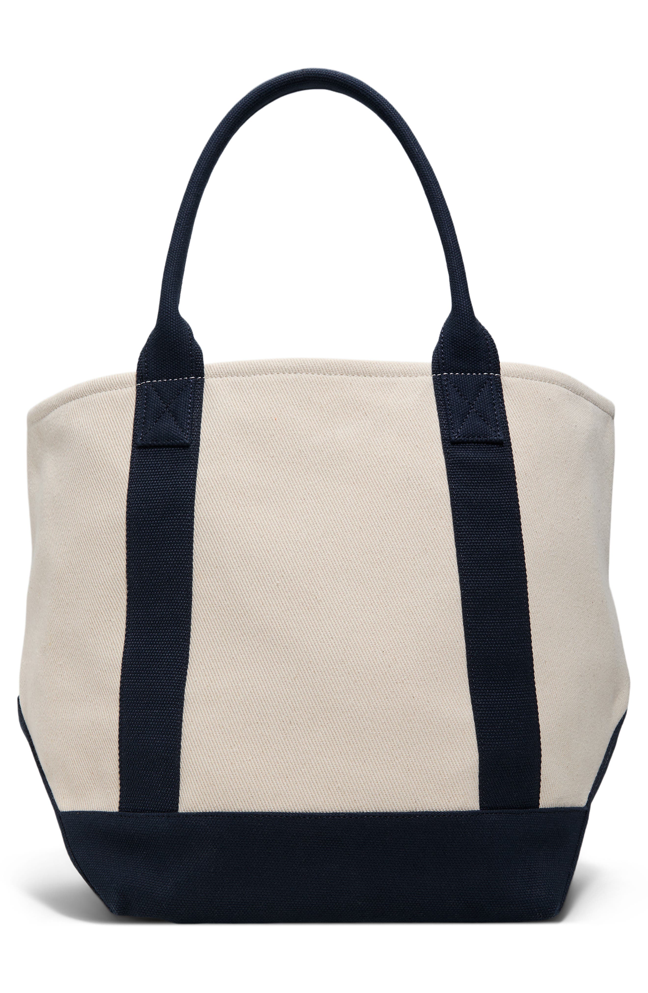 Brooks Brothers Penn Cotton Canvas Tote, Alternate, color, Natural