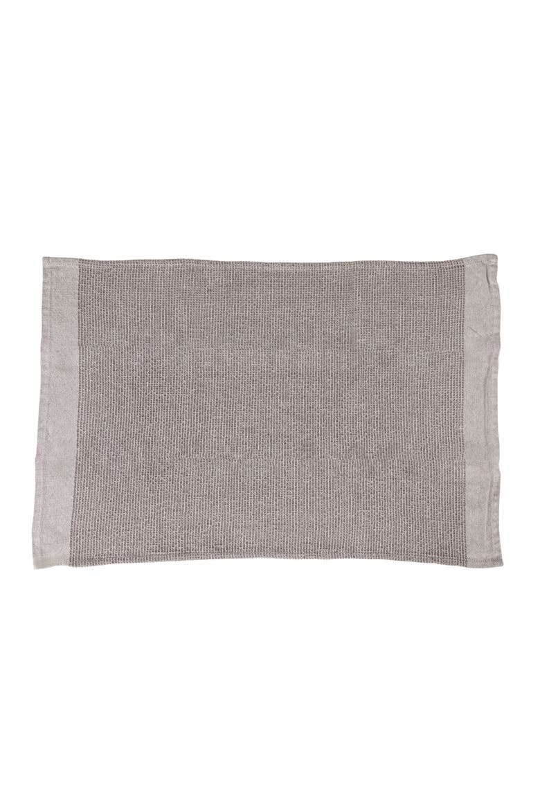 Grey Cotton Waffle Weave Tea Towels, Set of 2, Alternate, color, Grey