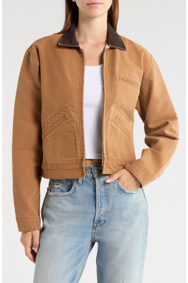 Attendant Jacket, Main, color, TABACCO