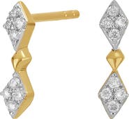 Carrière Jewelry Diamond Geo Drop Earrings - 0.08 ct.