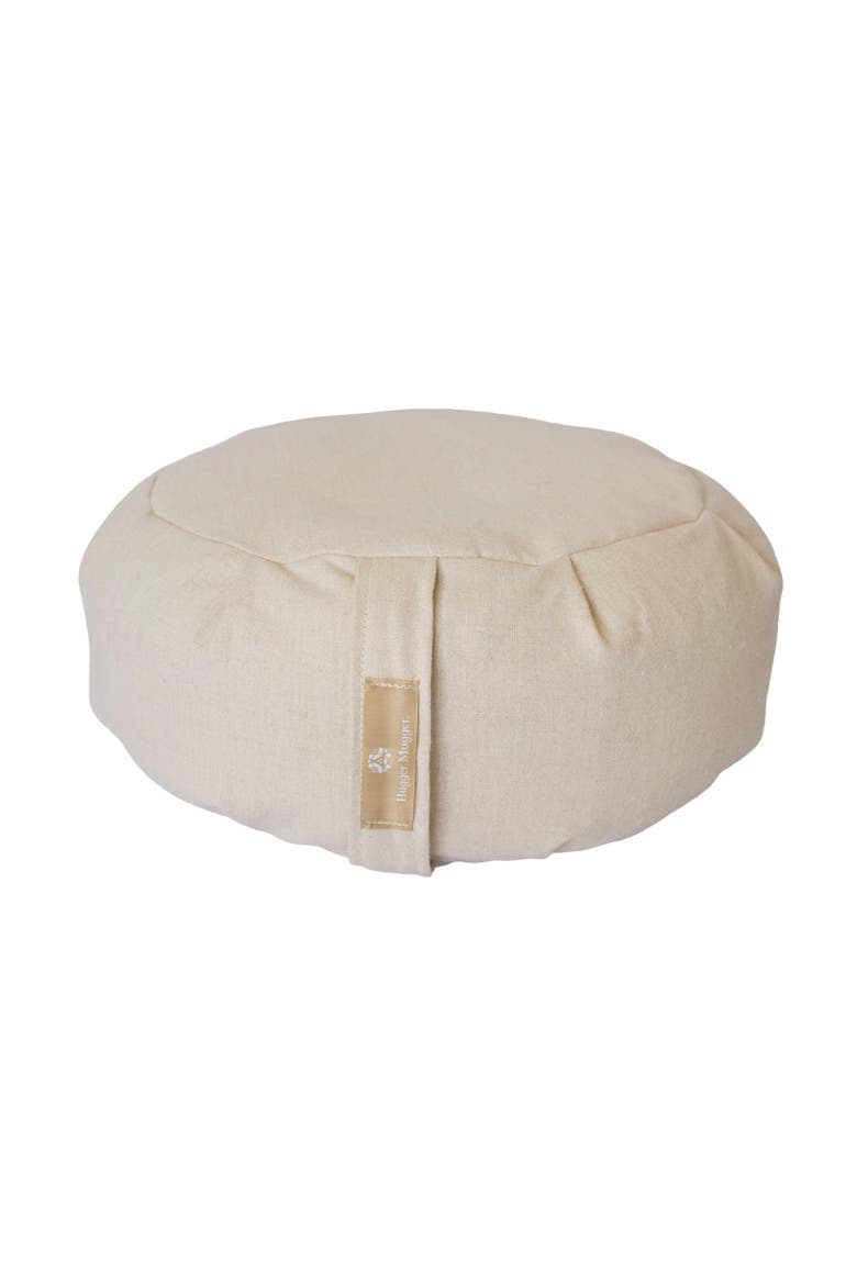 Kino MacGregor Zafu Cushion Natural Linen, Main, color, NATURAL