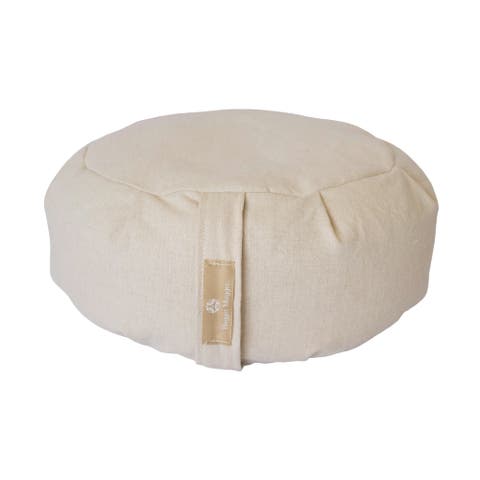 Kino MacGregor Zafu Cushion Natural Linen