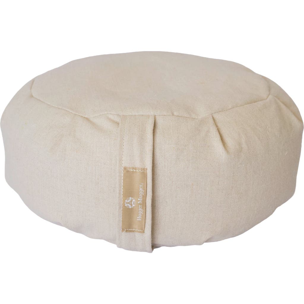 Hugger Mugger Kino MacGregor Zafu Cushion Natural Linen at Nordstrom