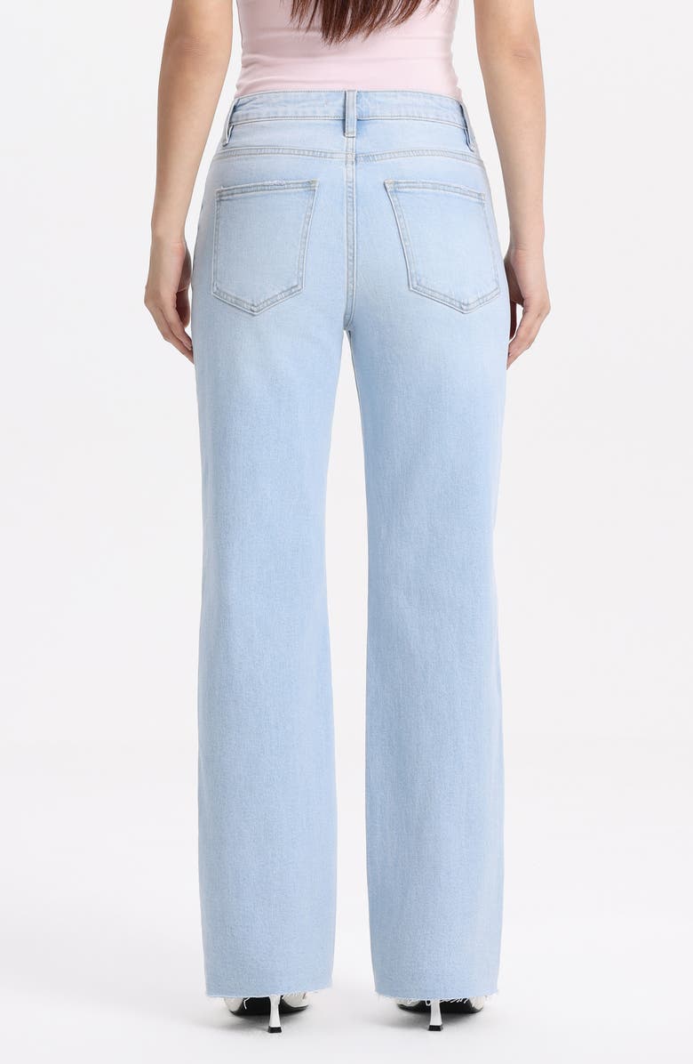 Bayeas High Waist Straight Leg Jeans, Alternate, color, Iceveil