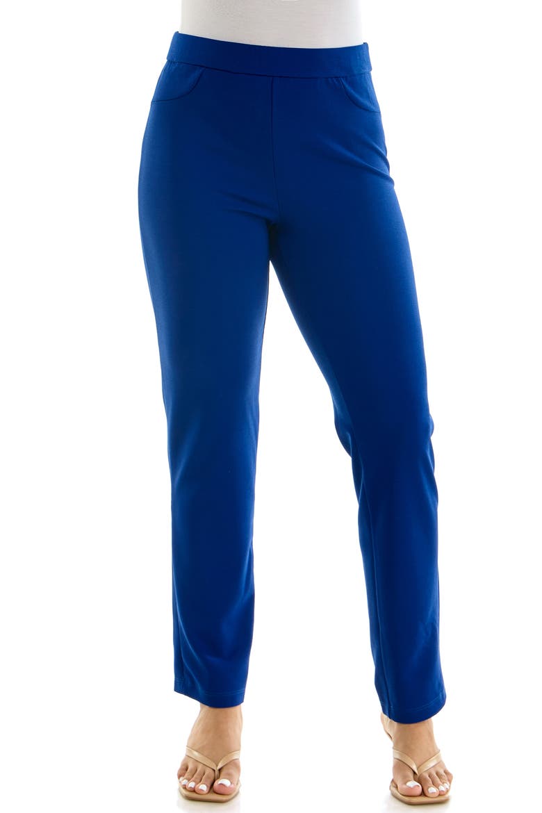 Elastic Waist Ankle Pants, Main, color, ROYAL