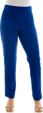 Nina Leonard Elastic Waist Ankle Pants