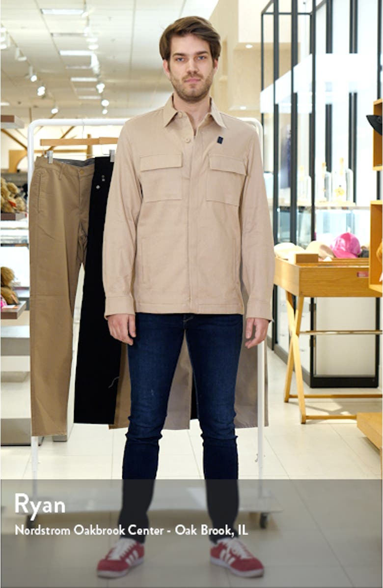 Linen & Cotton Button-Up Shirt Jacket, sales video thumbnail