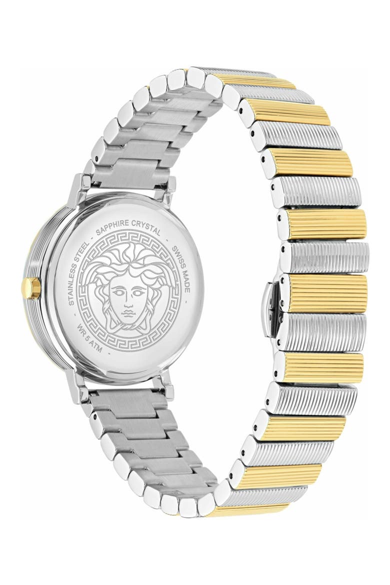 V-Libra Two-Tone Bracelet Watch, 35mm, Alternate, color, IP TWO TONE SILVER