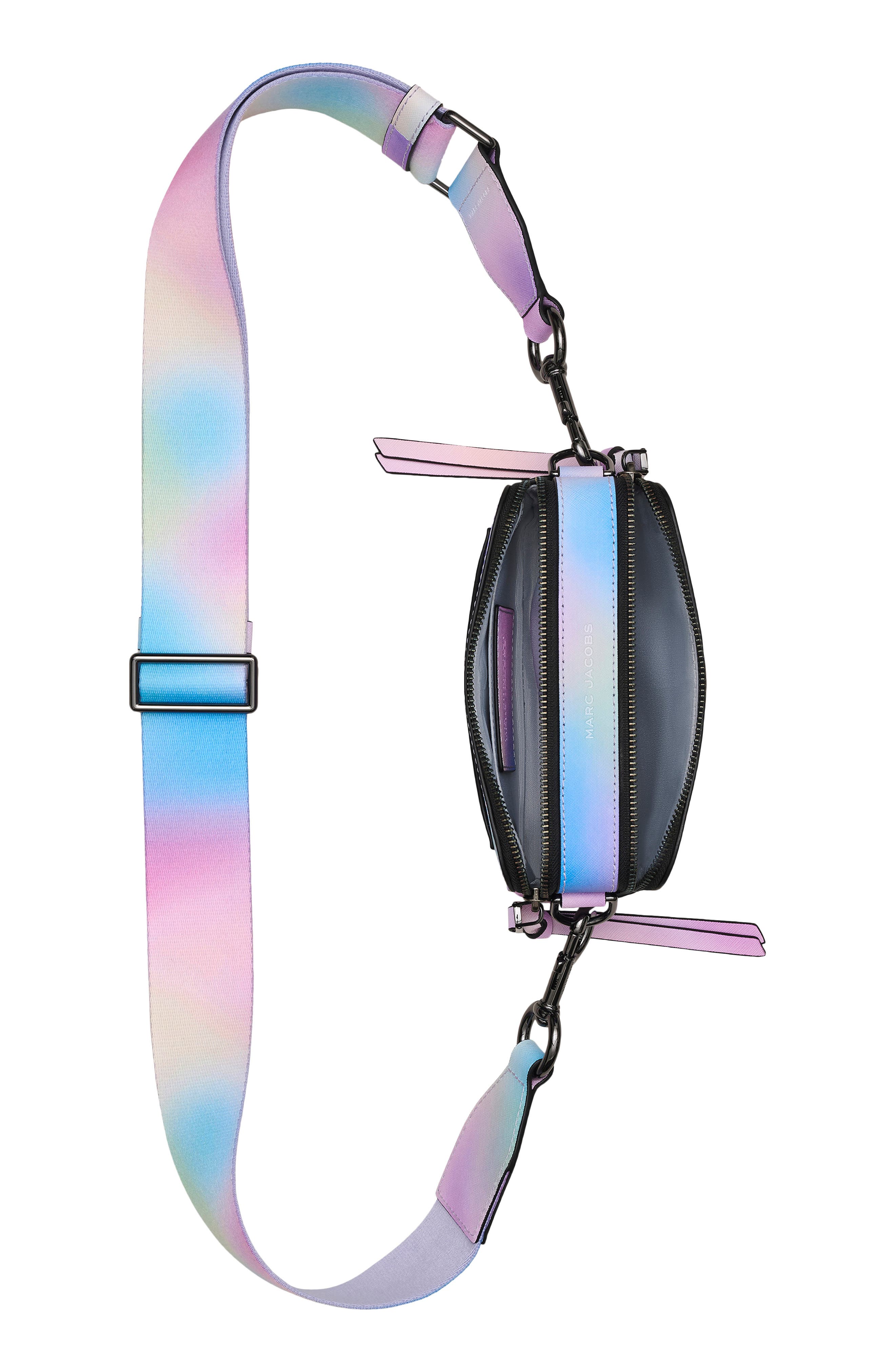 Marc Jacobs The Airbrush Snapshot Bag, Alternate, color, Blue Multi