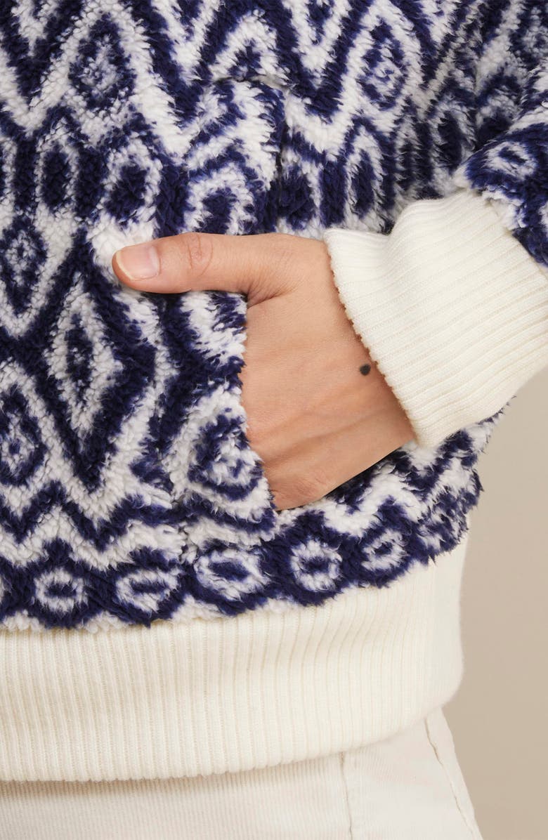 vineyard vines Fair Isle Quarter Zip Pullover, Alternate, color,