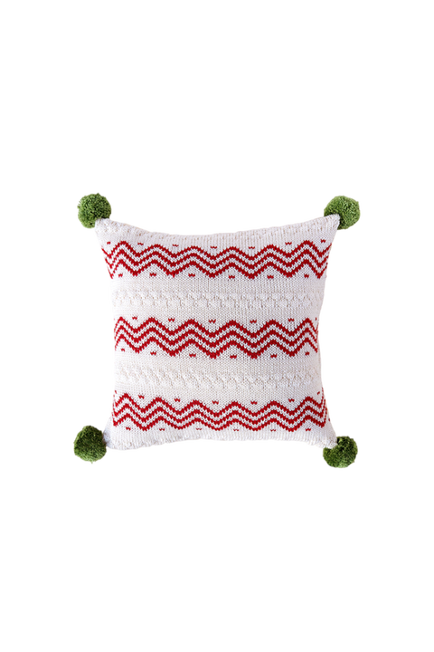 10" Zig Zag Stripe Pillow