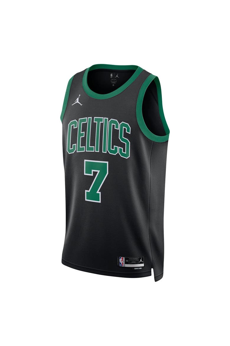 Unisex Jordan Brand Jaylen Brown Black Boston Celtics Swingman Jersey - Statement Edition, Alternate, color, Black