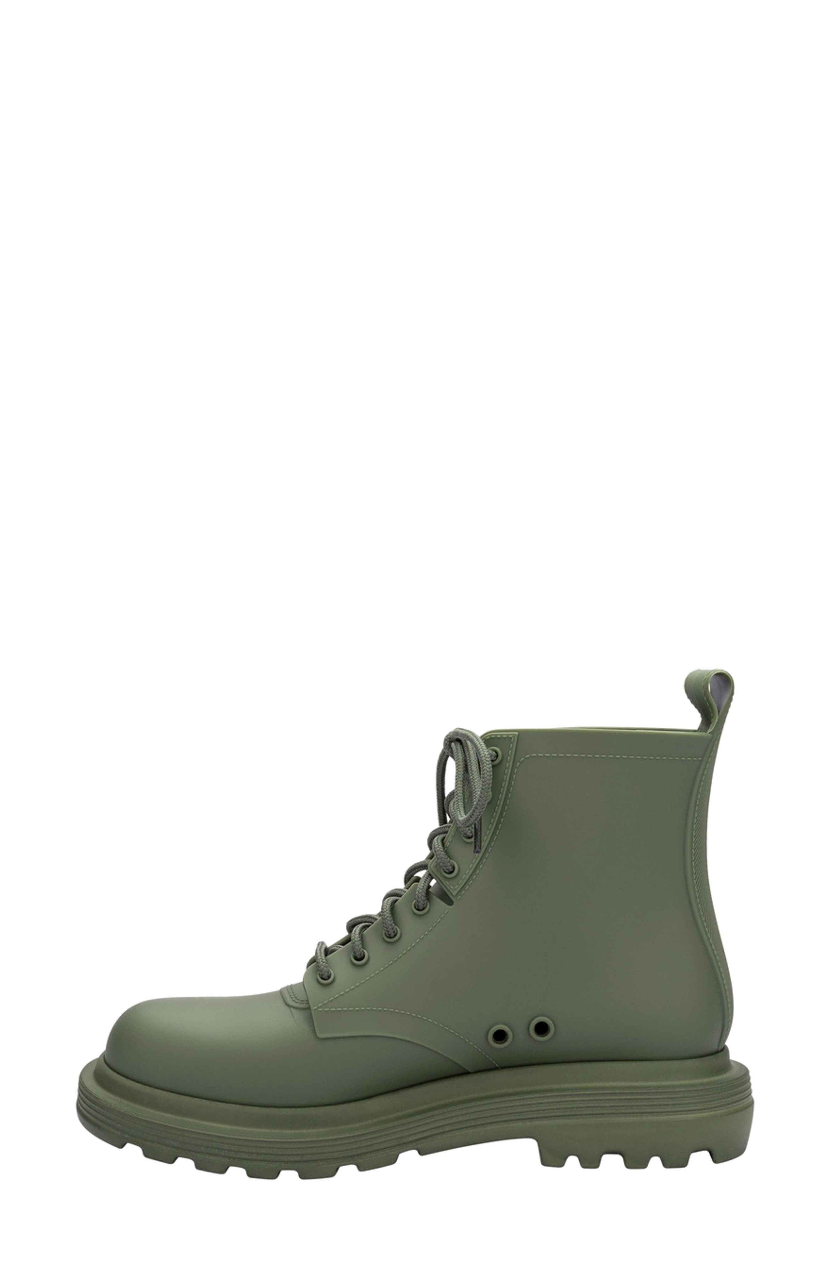 Corturno Soft Lugged Combat Boot, Alternate, color, GREEN