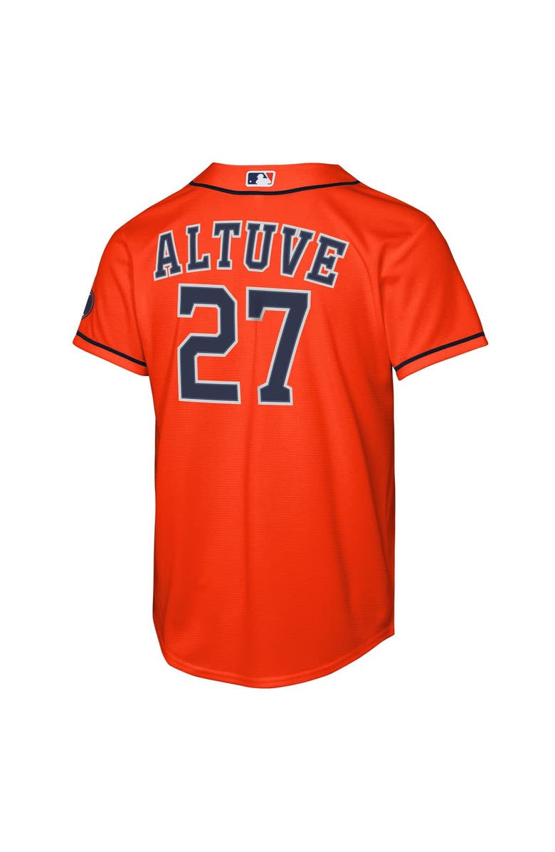 Nike Youth Nike Jose Altuve Orange Houston Astros Alternate Stadium Jersey, Alternate, color, Orange