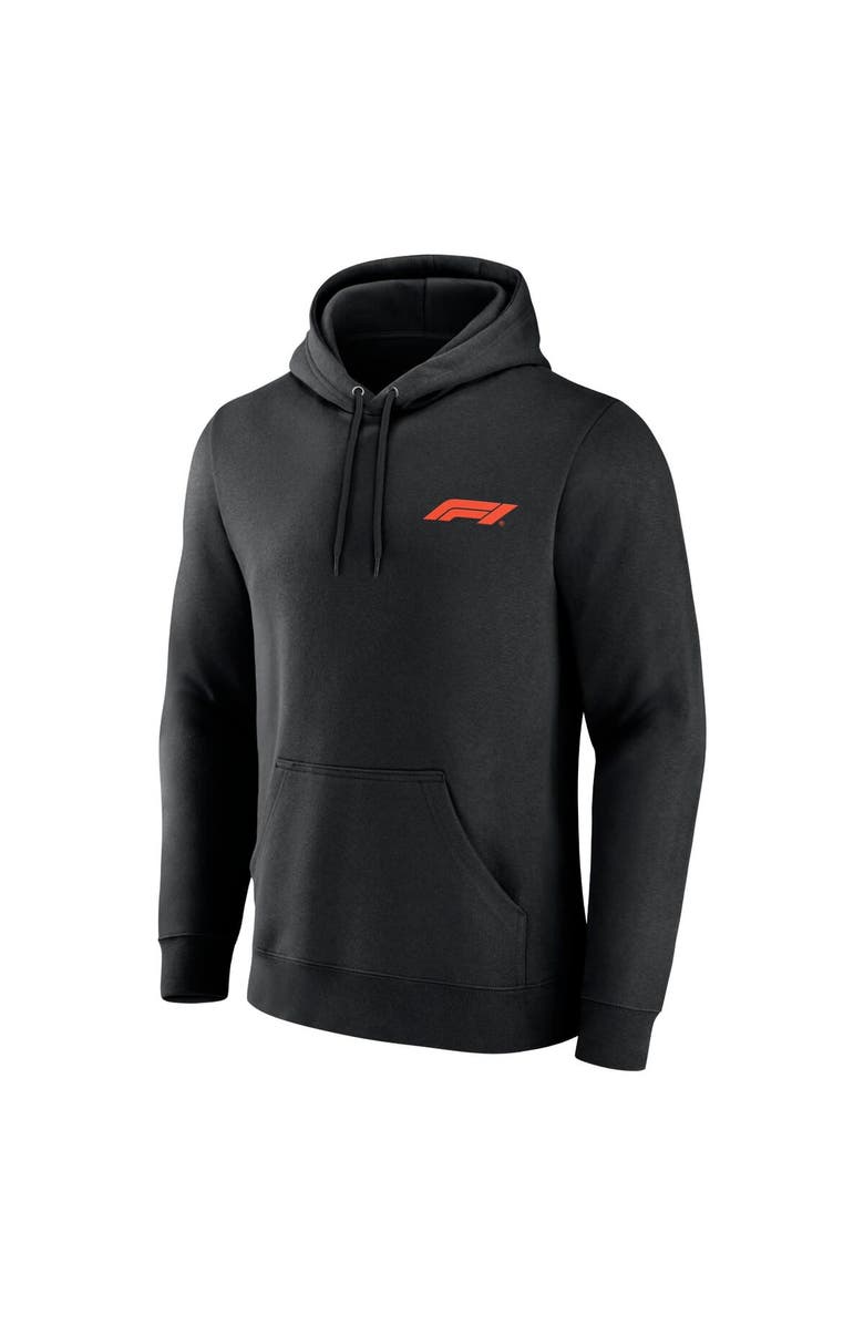 FANATICS Men's Fanatics Branded Black Formula 1 Merchandise Pullover Hoodie, Alternate, color,