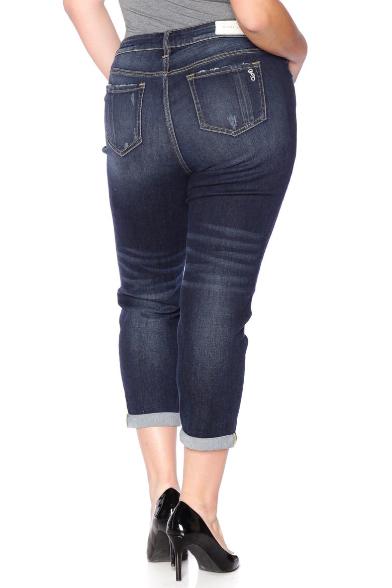 Stretch Ankle Boyfriend Jeans, Alternate, color, BELLA