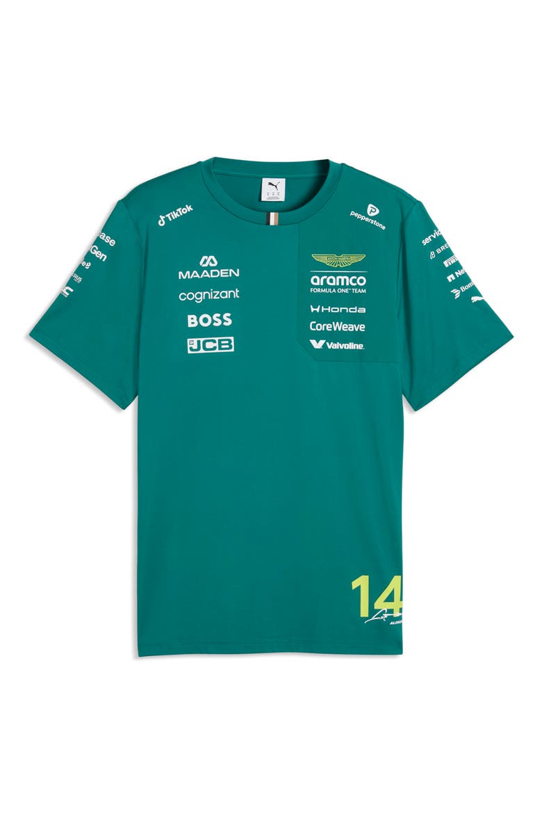 x AMF1 Fernando Alonso Replica Performance Graphic T-Shirt, Main, color, GREEN LUX