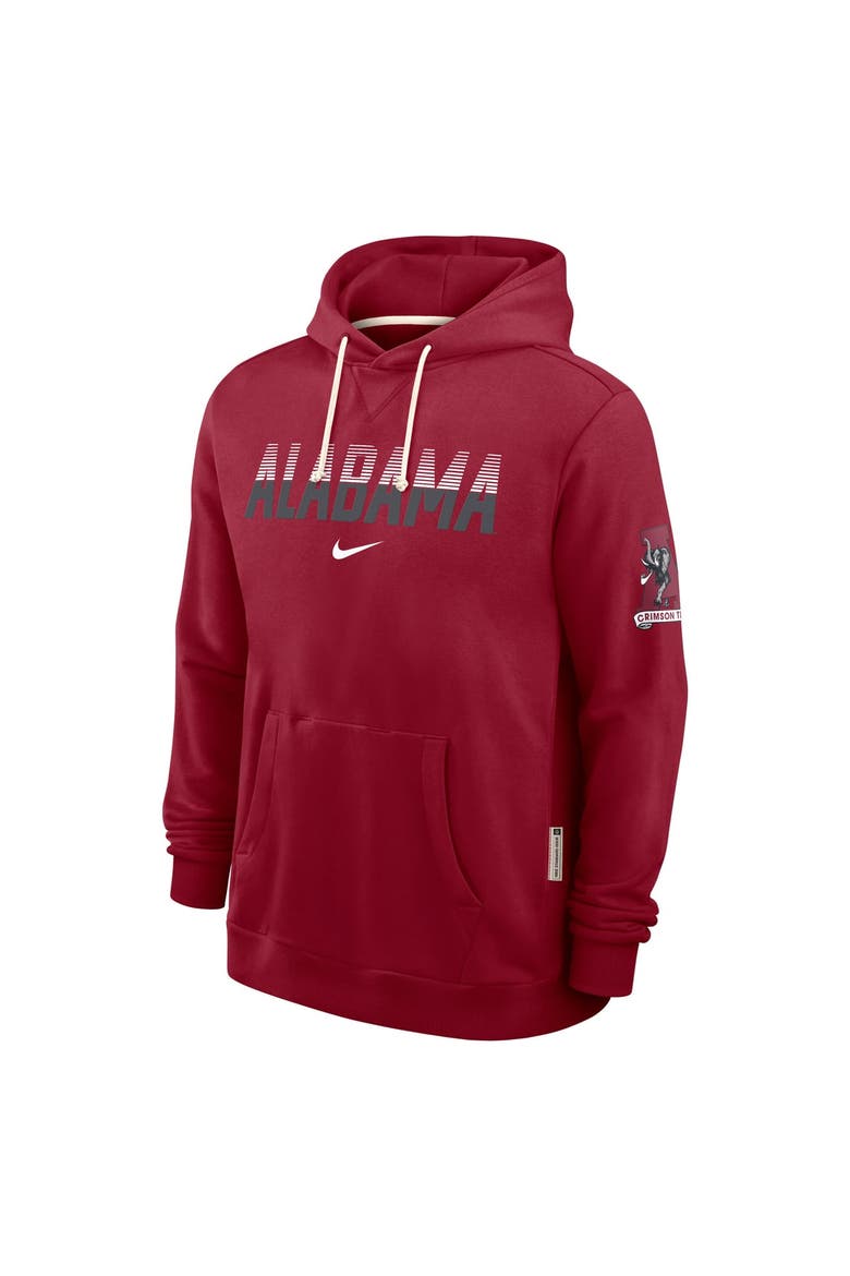 Men's Nike Crimson Alabama Crimson Tide 2026 Sideline Standard Issue Dri-FIT Hoodie, Alternate, color, Crimson