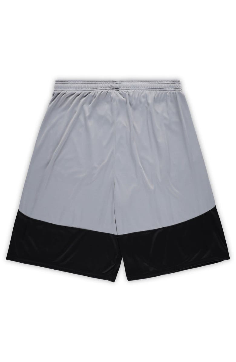 FANATICS Men's Fanatics Branded Black New Orleans Saints Big & Tall Team Logo Shorts, Alternate, color, Black