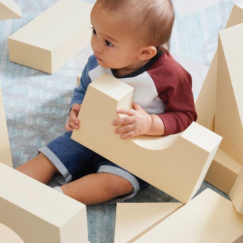 Kaplan Early Learning Company Jumbo Foam Blocks In Brown