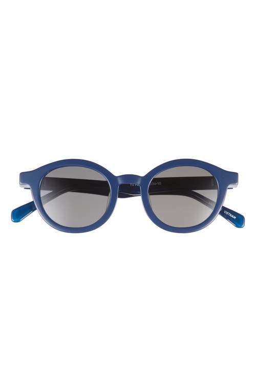 Eyebobs Tv Party 44mm Small Polarized Sunglasses In Navy Blue/grey