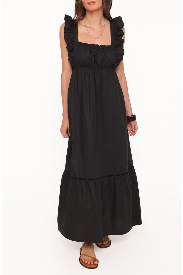 Danity Maxi Dress, Main, color, BLACK
