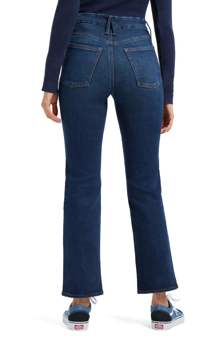 Good American Pull-On Straight Leg Jeans, Alternate, color, 