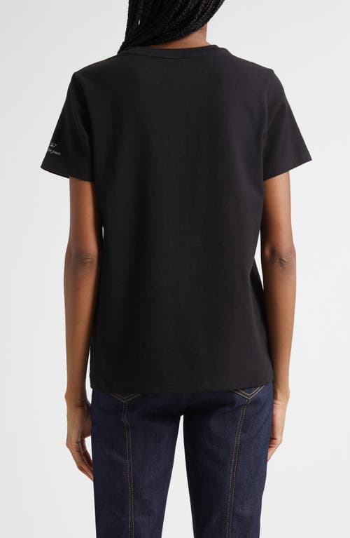 Cinq À Sept Cinq A Sept Merci Chain Tee In Black
